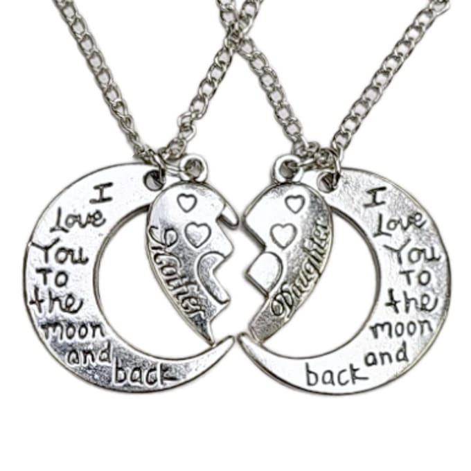 Fako Bijoux® - Vriendschapsketting - BFF Ketting - Moon Mother Daughter