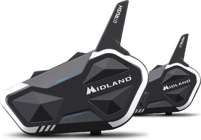 Midland BT Rush Twin Pack Bluetooth Headset