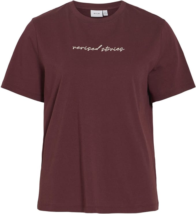VILA - VIVORA PRINTED S/S T-SHIRT - Dames - T-shirts