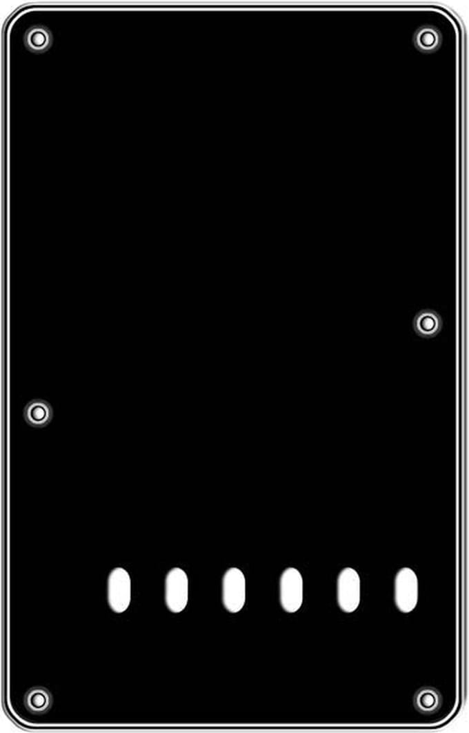 Boston BP-413-B back plate, string spacing 11,2mm, 4 ply, standard Stallion, 86x138mm, black