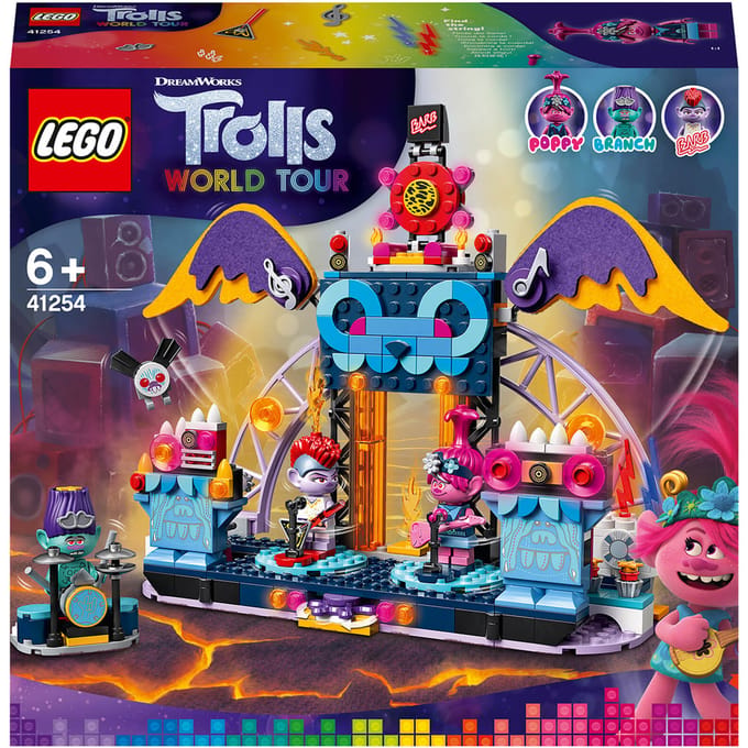 LEGO Trolls Vulkaan Rock Stad: Concert Speelset (41254)