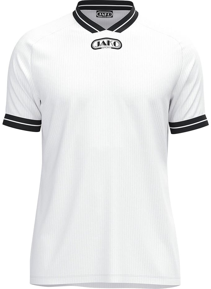 Jako Retro Shirt Korte Mouw Heren - Wit | Maat: S