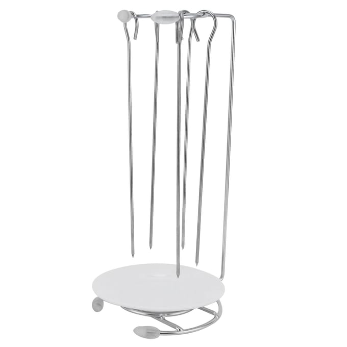 Barbecue Spiezen Rek RVS BBQ Grill Rek Braadspit Rotisserie Barbecue Grill Kit gray