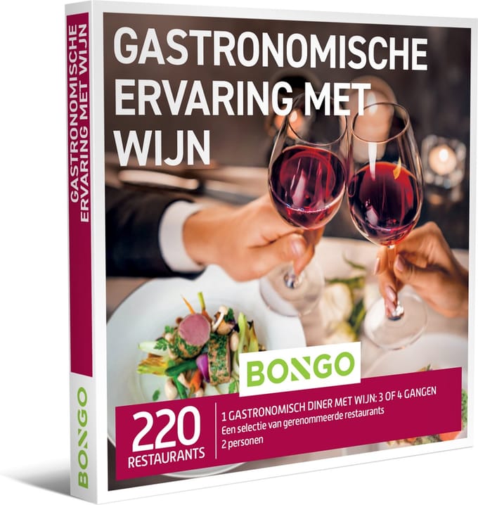 Bongo Bon -Gastronomische Ervaring Met Wijn- Cadeaukaart