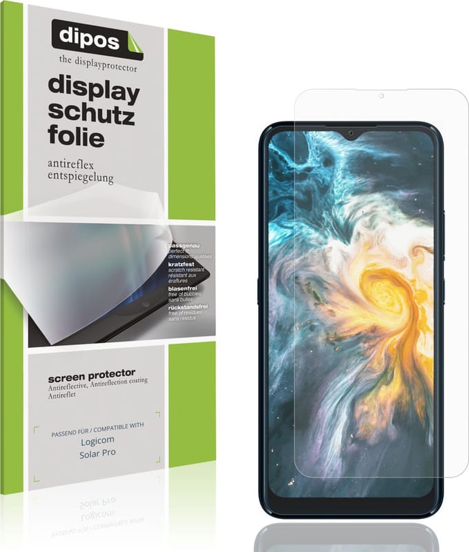 dipos – 4x Matte Beschermfolie geschikt voor Logicom Solar Pro | Krasbestendige & antireflecterende Screenprotector Ultra-Thin