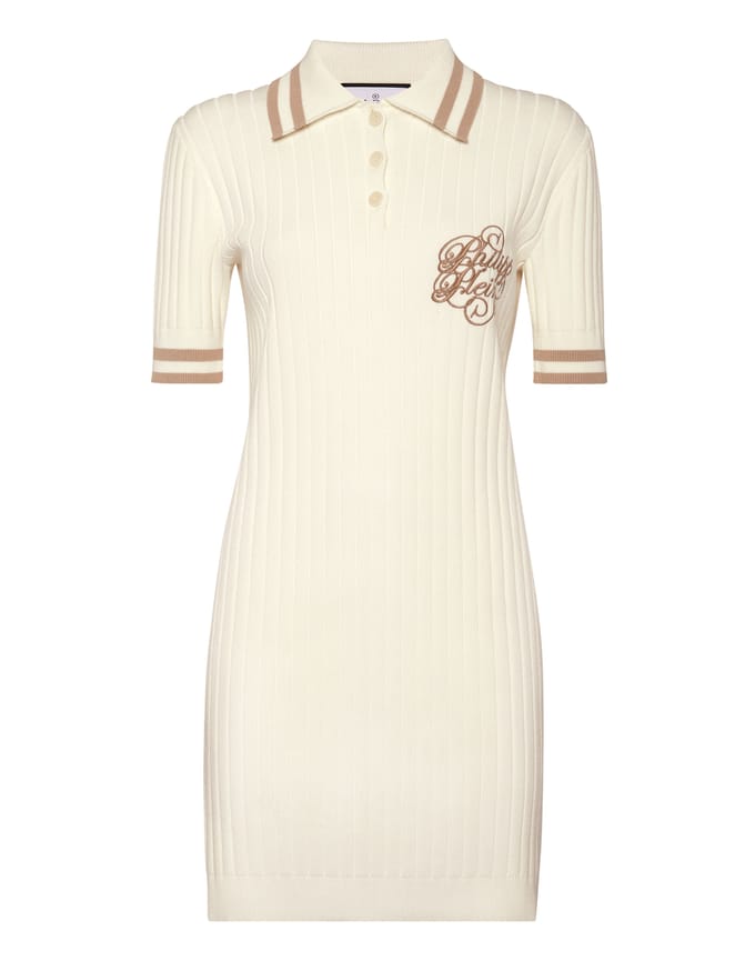 Knit Polo Dress