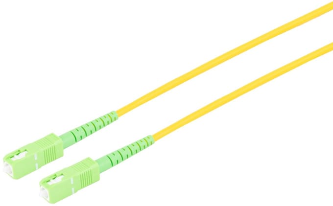LWL SX Patchkabel SC/SC APC 9/125µ, OS2 gelb, 30m