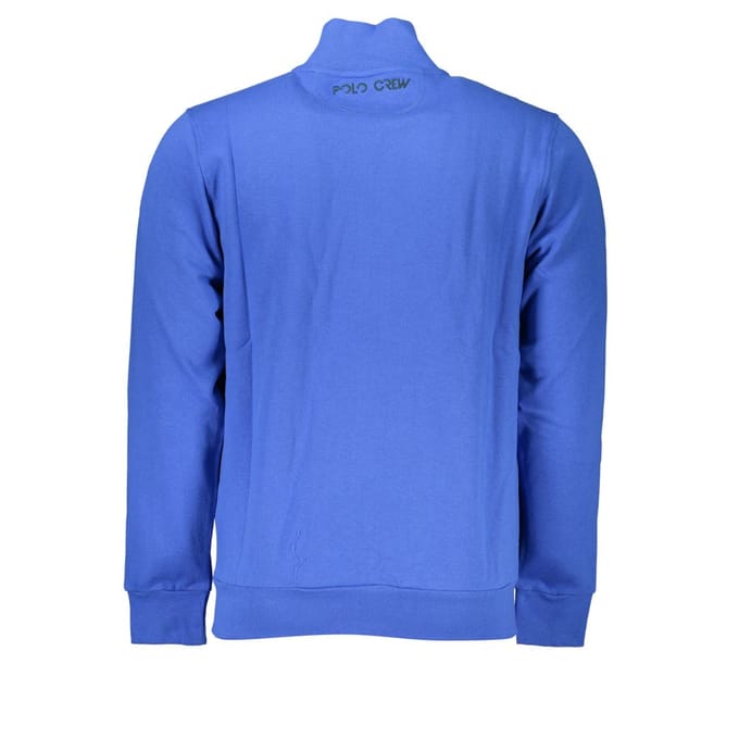 La Martina Blauw Katoenen Heren Sweatshirt