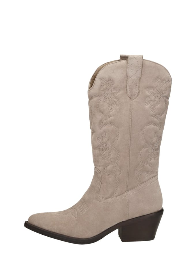 SUB55 Western boots Kuit Laarzen - Beige - Maat 36