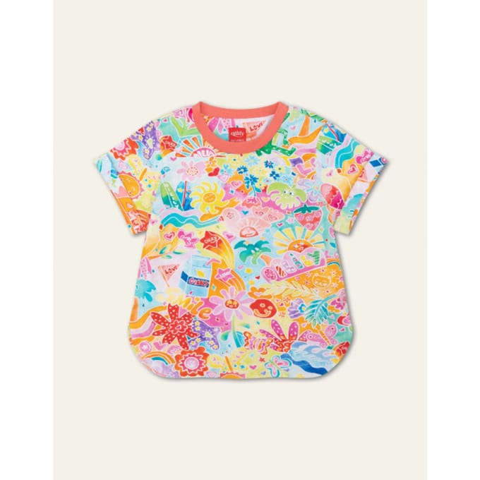 Oilily Terriffic T-Shirt- maat74/12m Prism Roze