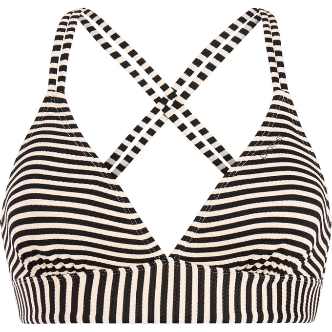 Protest MIXSuperol - Triangel bikini top Dames - Koordsluiting - Uitneembare vulling - Normale pasvorm - Crème