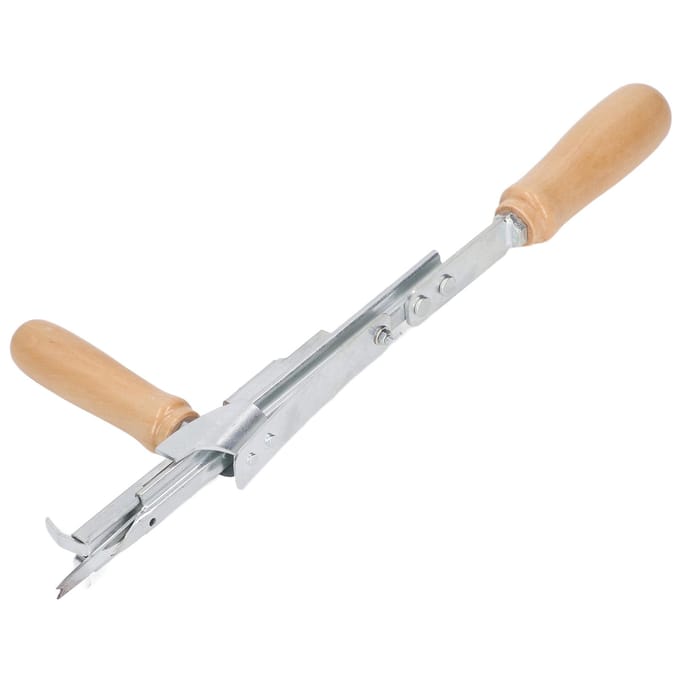 Machine à touffeter manuelle avec poignée en bois de hêtre DIY Antirouille Sûre Vitesse manuelle pour gray