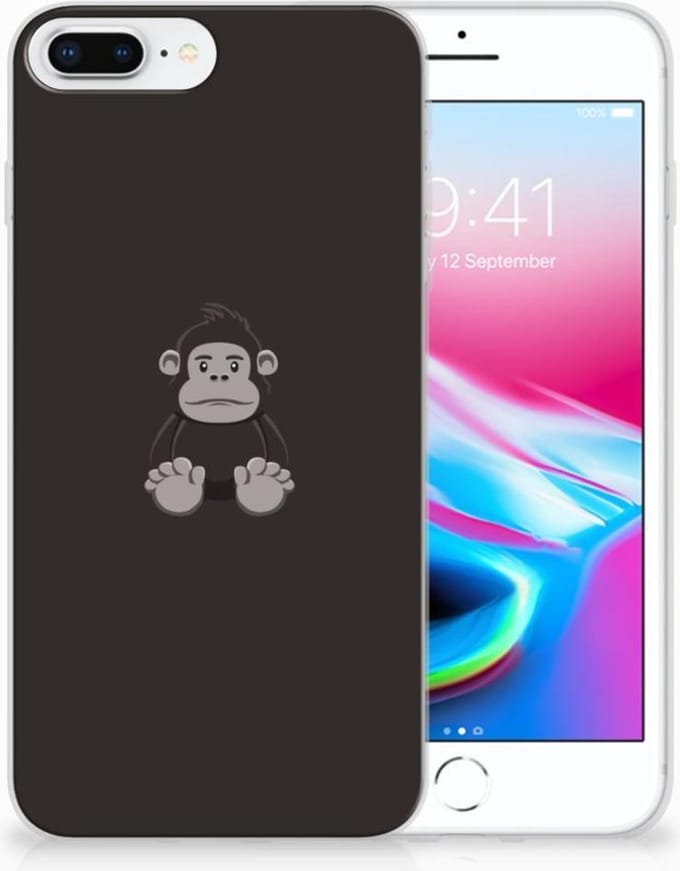 Apple iPhone 7 Plus | 8 Plus Telefoonhoesje met Naam Gorilla