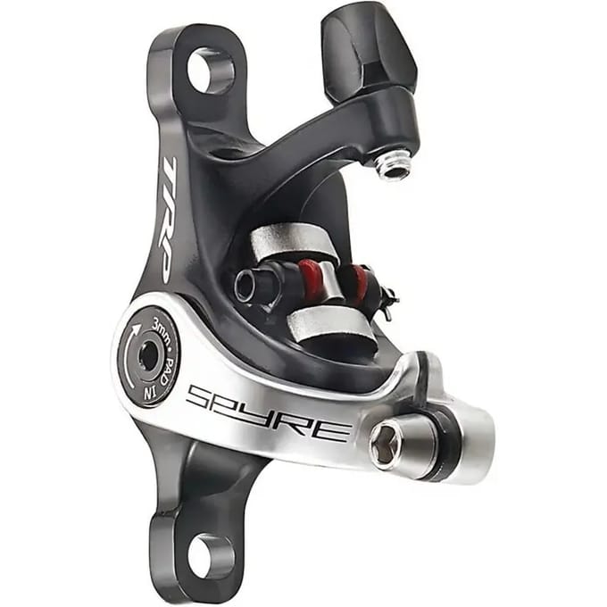 Mechanische wegschijfremmen met enkele remklauw TRP spyre flatmount