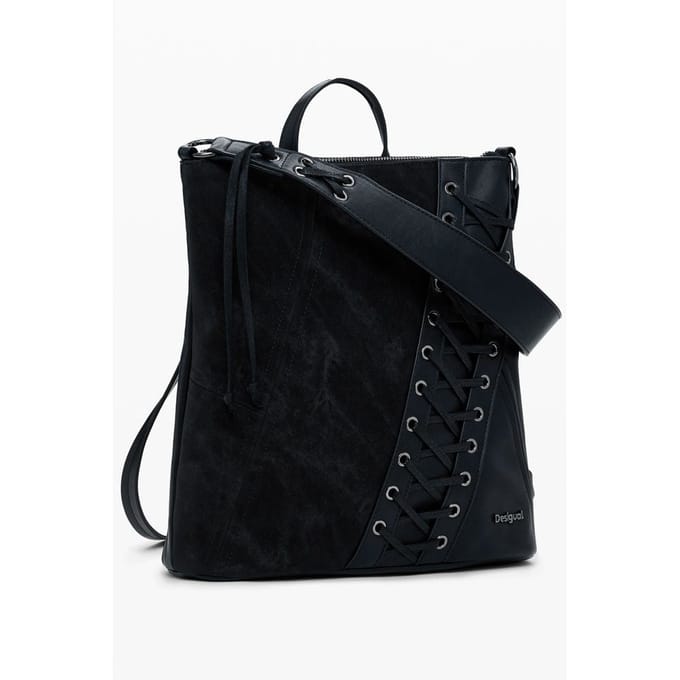 Desigual vrijetijdsrugzak rugzak Pretoria Patch Tango Mini Backpack Black zwart