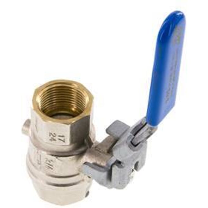 G 3/4 inch Messing Kogelkraan met Ontluchting - BL3BN-MVT-034