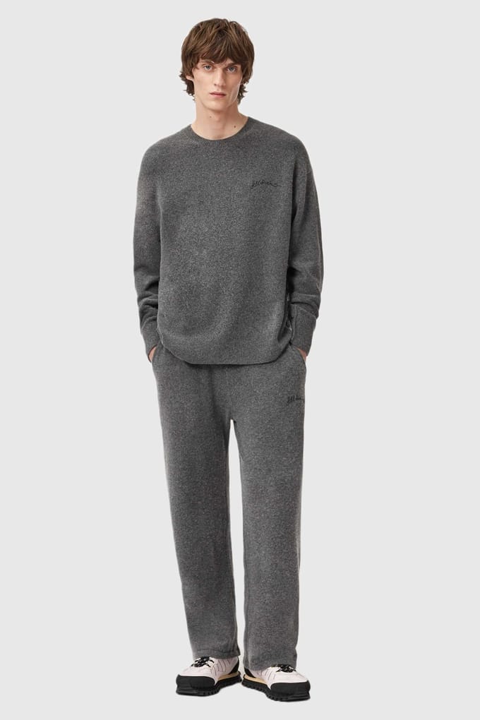 AllSaints Odessa Jogger Carter Grey Größe: M | Jogginghosen Outlet | Herren | Grau