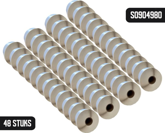 DULA Dymo Compatible labels - Wit - S0904980 - Grote verzendetiketten - 48 rollen - 104 x 159 mm - 220 labels per rol