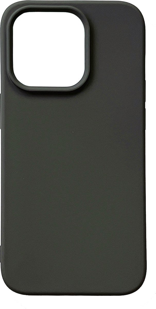 Casemania Hoesje Geschikt voor Apple iPhone 14 Pro - Grijs - Extra Stevig Siliconen Back Cover