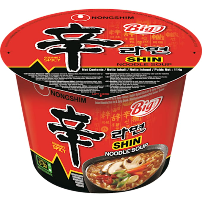 Instant ramen soep shin ramyun 114g - nong shim