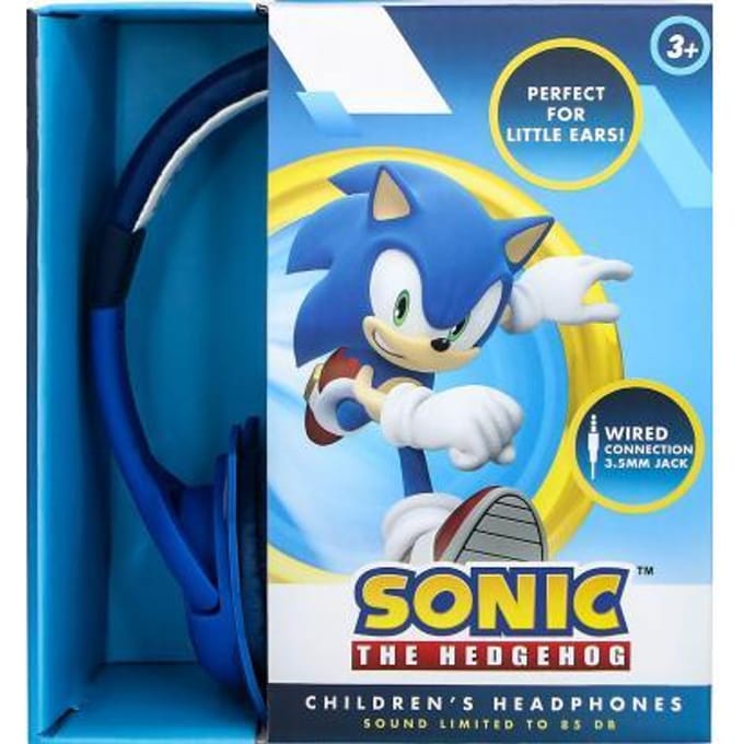 Sonic the Hedgehog - kinderkoptelefoon met volumebegrenzing - verstelbaar - comfortabel