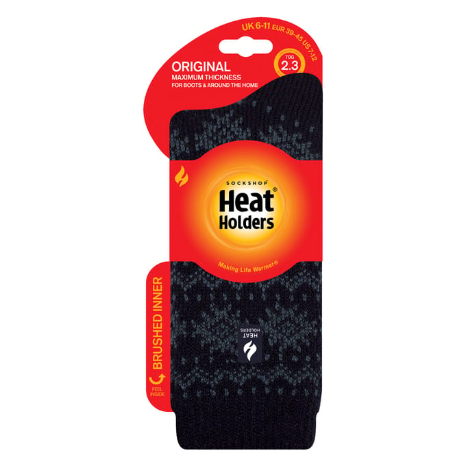 Jacquard thermische sokken voor heren voor de winter