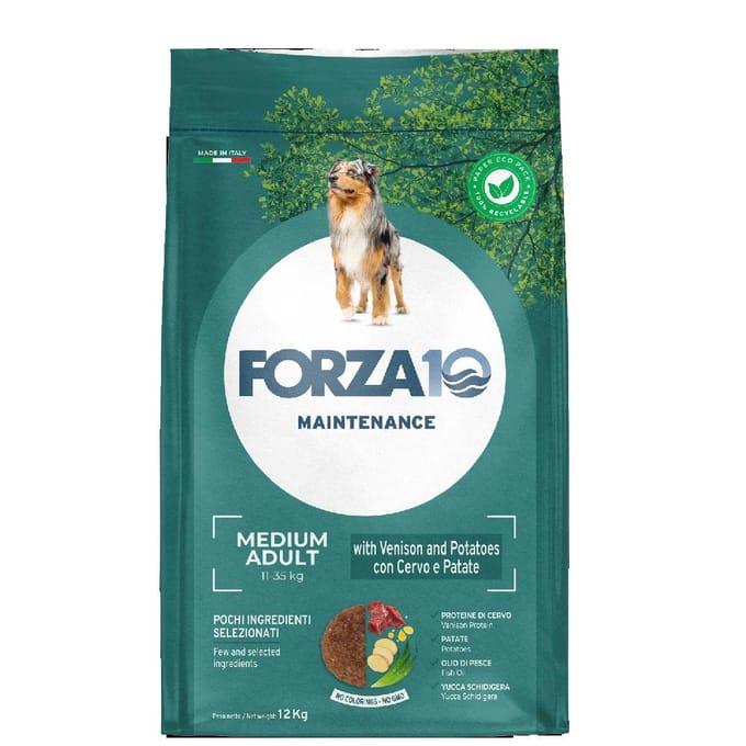 2x12kg Medium Maintenance met Hert & Aardappel - Forza 10 Hondenvoer