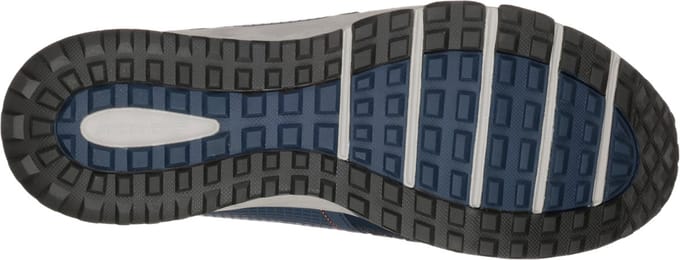 Skechers ESCAPE PLAN Heren Wandelschoenen - Donkerblauw / Oranje