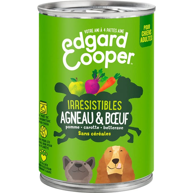 6x400g Adult Mixpakket (3 smaken) Edgard & Cooper Hondenvoer