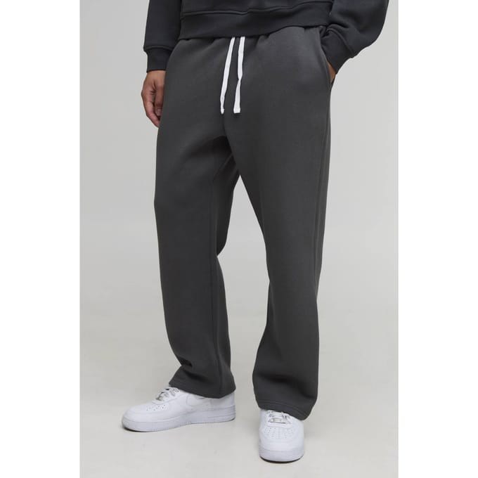 Basic oversized drop-crotch jogger | Charcoal | Size Small