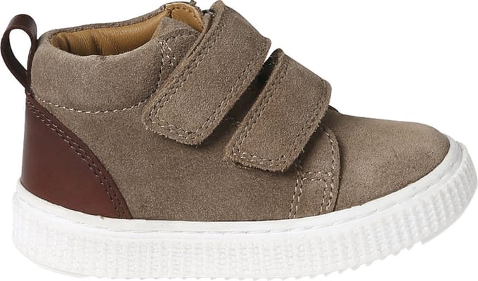 Vertbaudet Lederen bottines met klittenband voor jongensbaby''s