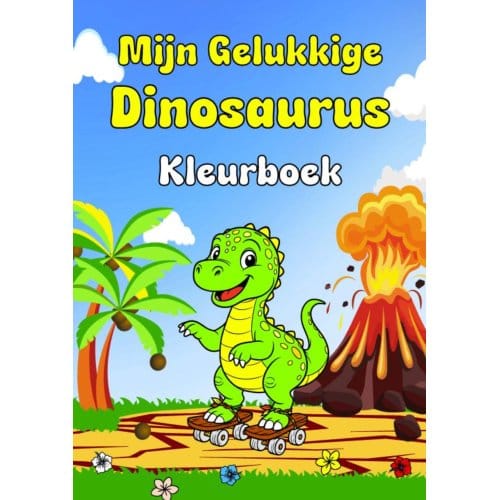 Mijn Gelukkige Dinosaurus Kleurboek - Maryan Ben