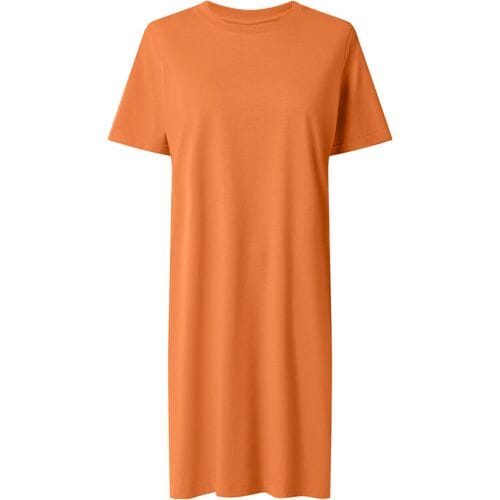 ESMARA Dames jurk - 100% katoen (oranje, M (40/42))