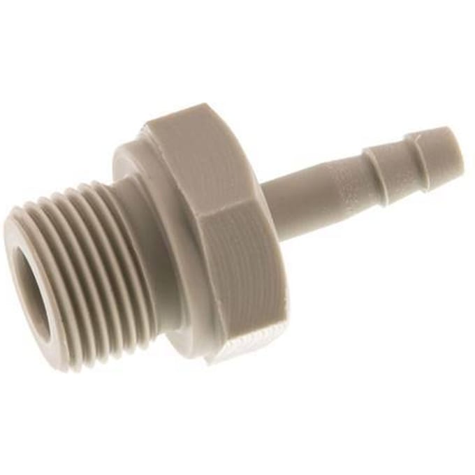 G 3/8'' Buitendraad x 4mm Polypropylene (PP) Slangpilaar 10 Bar