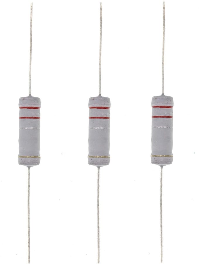 10 Stuks 5W 0.22 Ohm 5% Metaaloxide Film Weerstanden