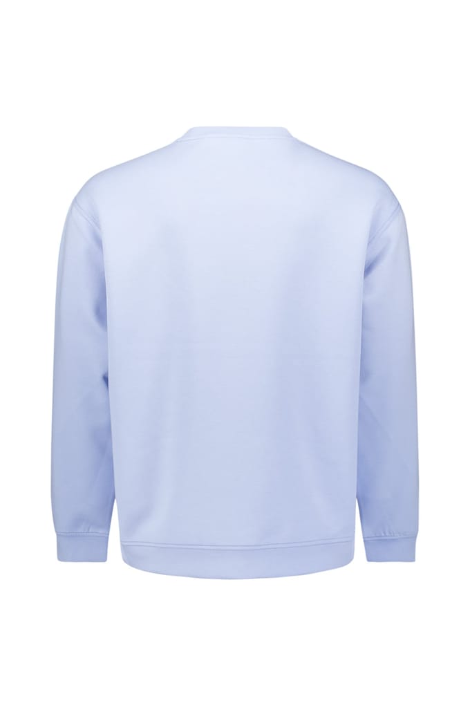No Excess Sweater Crewneck Interlock Blue Größe: S | Pullover Outlet | Herren | Blau