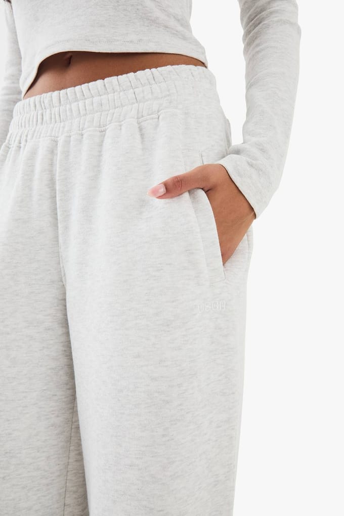 Dames DSGN Studio Rechte Pijp Jogger | Asgrijs | Maat: Medium
