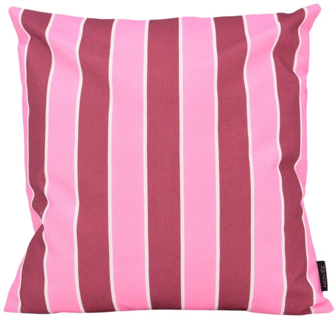 NOVÉE Sierkussen sunset stripe pink outdoor | 45x45 cm | katoen/polyester