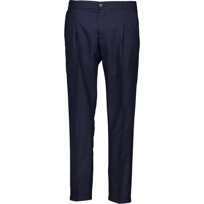 Duquezzi Wool Blend Trousers Pantalons Donkerblauw Dqa30026007