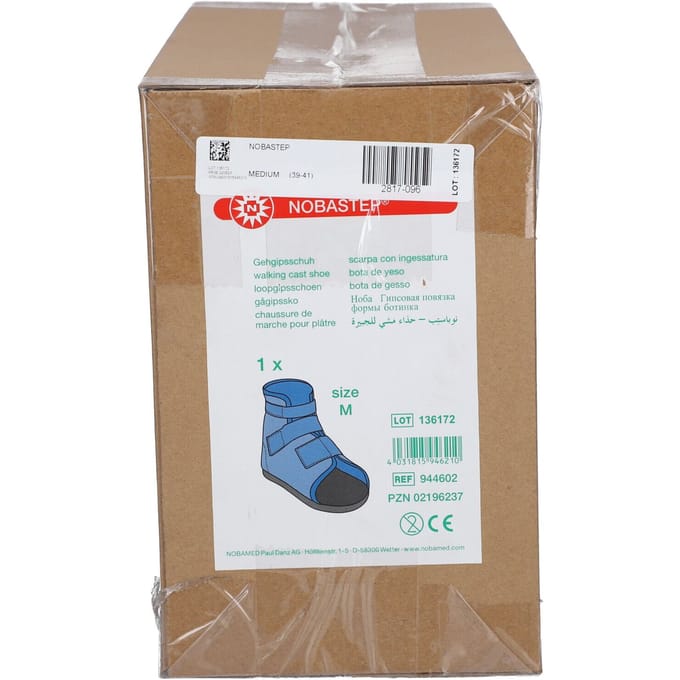 Nobastep Gipsschoen Hoog - M - blauw - per schoen
