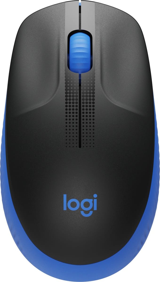 Logitech M190 - Draadloze muis - Blauw