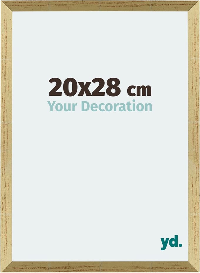 Your Decoration - Fotolijst 20x28 cm - MDF - Goud Glans - Mura