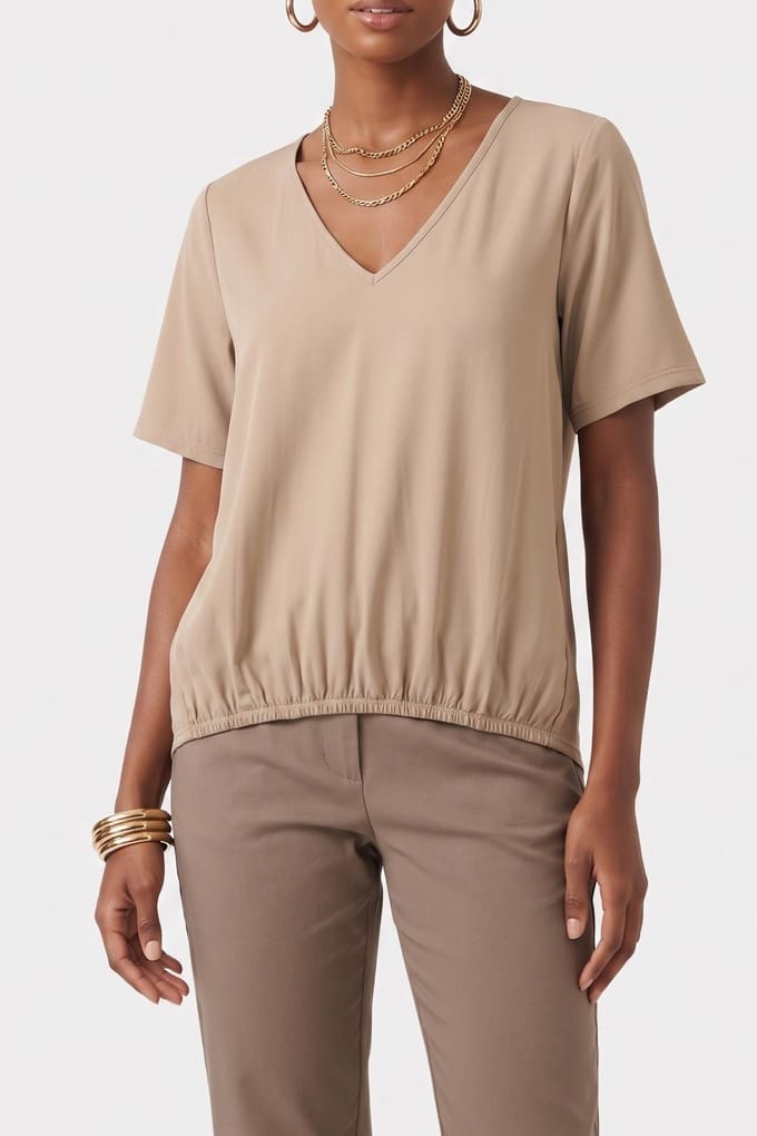 Studio Anneloes Vicky Shirt Clay Größe: M | Blusen Outlet | Damen