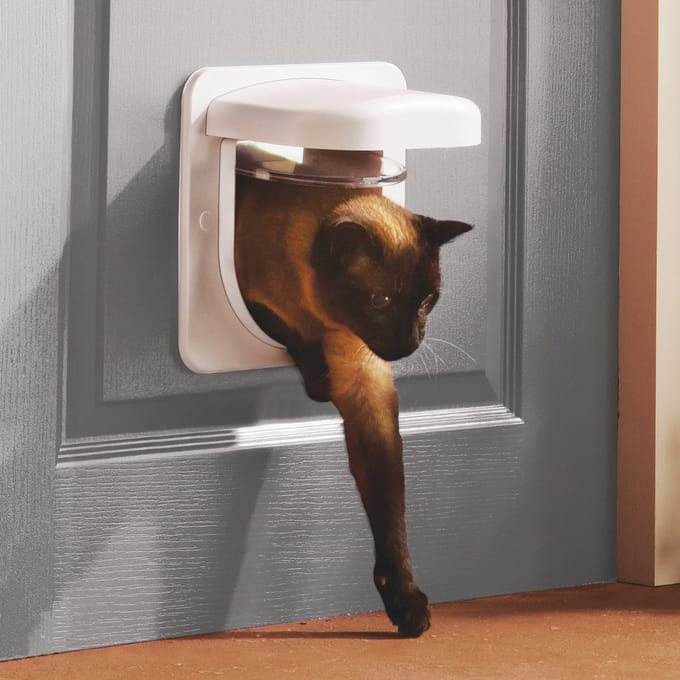 PetSafe Petporte Smart Flap - Kattenluik - Wit - 15,9 x 24,1 x 23,8 cm