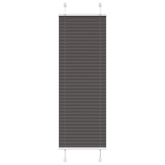 vidaXL - Plissé - rolgordijn - 40x100 - cm - stofbreedte - 39,4 - cm - polyester - zwart