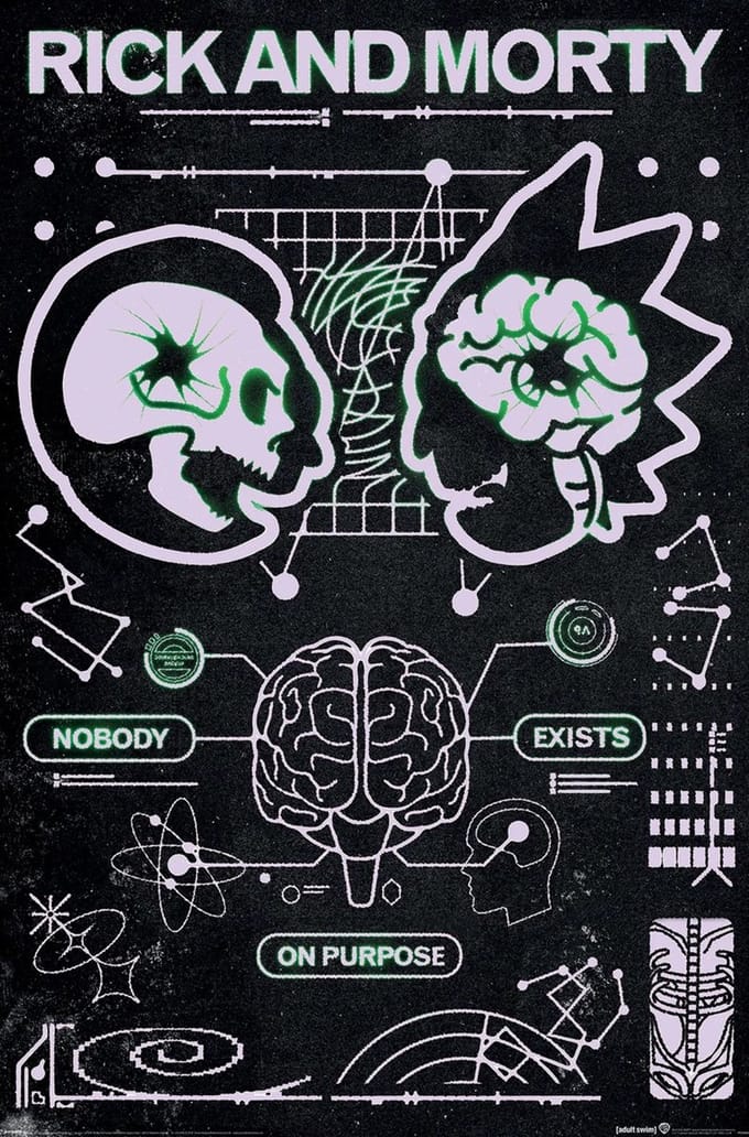 Poster Rick and Morty - Classrickal 61x91,5cm