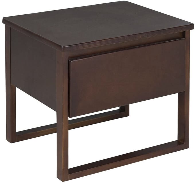 GIULIA - Bijzettafel - Donkerbruin - Dennenhout