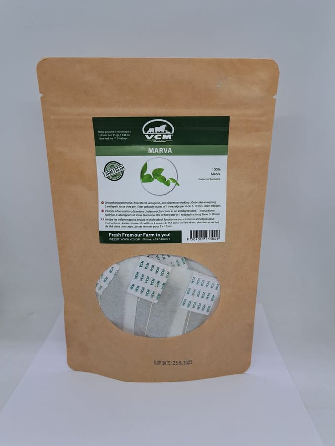 Marva theezakjes 15 stuks 25g bio