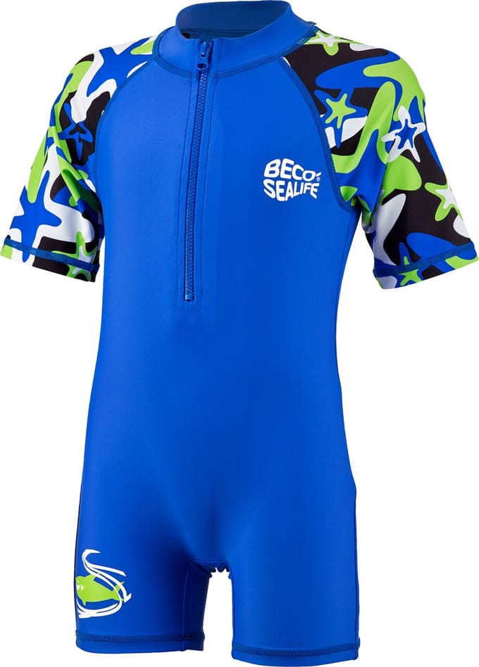 BECO-SEALIFE® rashguard suit - blauw - maat 80-86