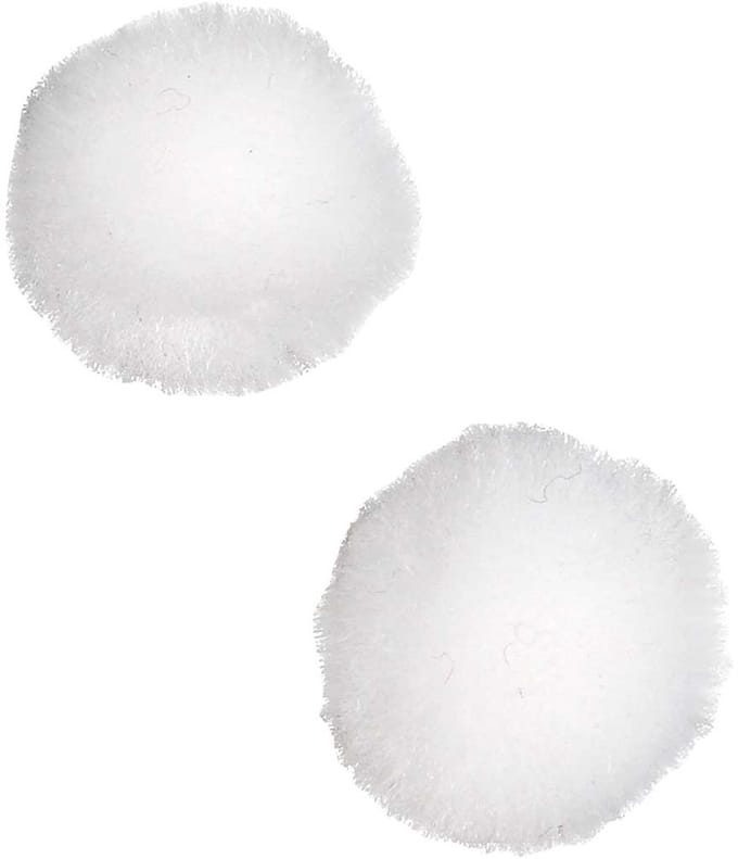 CC Pom-poms 20 mm Wit 100 stuks